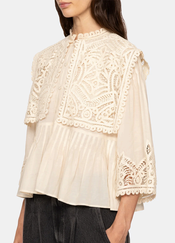 Sea New York lace dress close-up